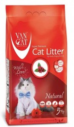 Vancat Natural Topaklanan İnce Taneli Kedi Kumu 5 KG