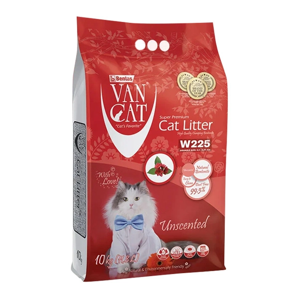 Vancat Naturel İnce Taneli Topaklanan Kedi Kumu 10 LT - 1