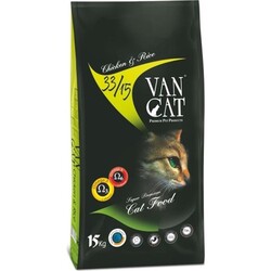 Vancat Tavuklu  Kedi Maması 15 KG