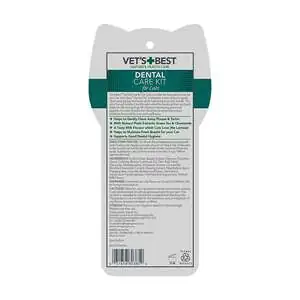 Vet's Best Kediler İçin Ağız ve Diş Bakım Seti 45 Gr