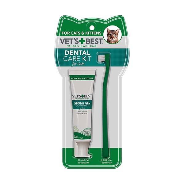 Vet's Best Kediler İçin Ağız ve Diş Bakım Seti 45 Gr - 1