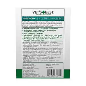 Vet&prime;s Best Köpek Ağız Spreyi 120 Ml ve Diş Temizleyici Top 16 Cm - 2