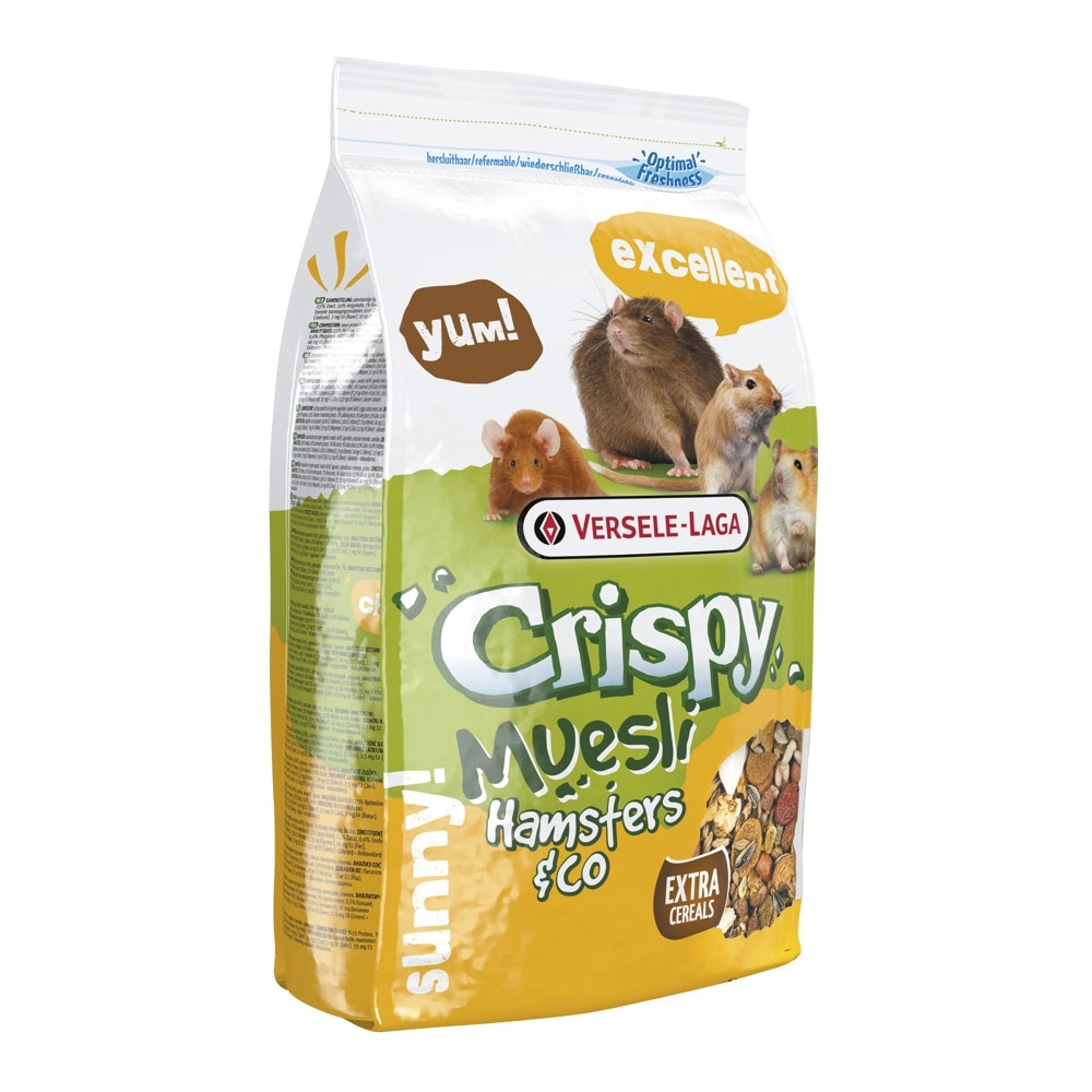 Versele Laga Crispy Muesli Hamster & Co Kemirgen Yemi 400 gr - 1