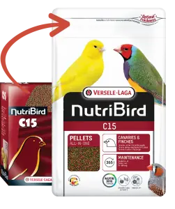 Versele Laga NutriBird C15 Kanarya Pelet Yem 3 kg