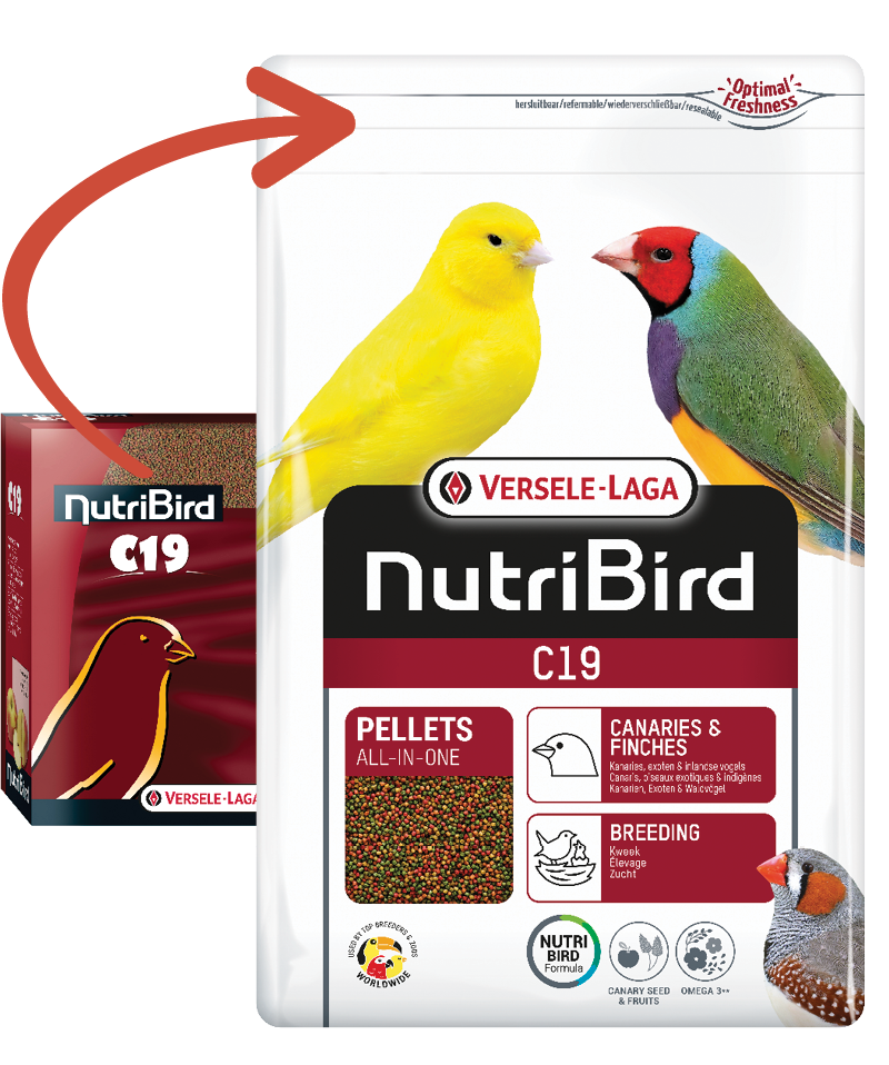 Versele Laga NutriBird C19 Kanarya & Finch Pelet Yem 10 kg - 1
