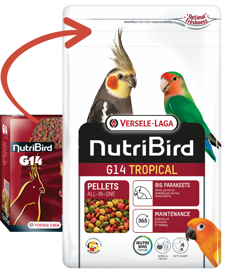 Versele Laga NutriBird G14 Tropical Paraket Pelet Yem 10 kg - 1
