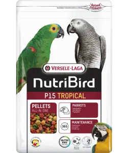 Versele Laga NutriBird P15 Tropical Papağan Pelet Yem 10 kg