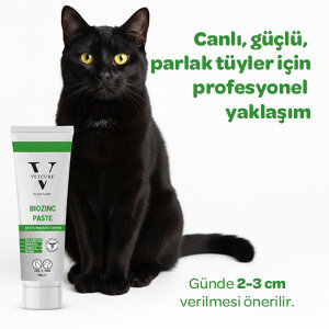 Vetcure Biozinc Kedi ve Köpek Deri ve Tüy Destekleyici Paste 100 gr - 3