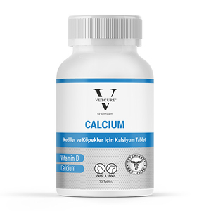 Vetcure Calcium Kedi ve Köpekler İçin Kalsiyum Desteği 75 Tablet - 5