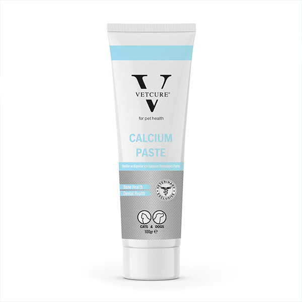 Vetcure Calcium Kedi ve Köpek Kemik ve Diş Sağlığı Fosfor ve D3 Desteği Paste 100 gr - 3