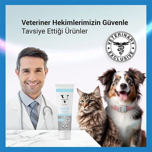 Vetcure Calcium Kedi ve Köpek Kemik ve Diş Sağlığı Fosfor ve D3 Desteği Paste 100 gr - 6