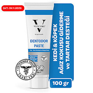 Vetcure Dentodor Kedi ve Köpek Ağız Kokusu Giderme ve Tartar Desteği Paste 100 gr