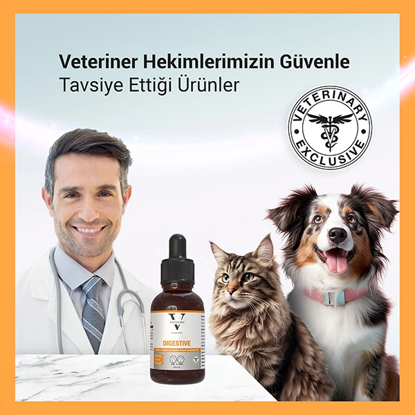 Vetcure Digestive Kedi ve Köpek Sindirim Sistemi Destekleyici Likit 50 ML - 3