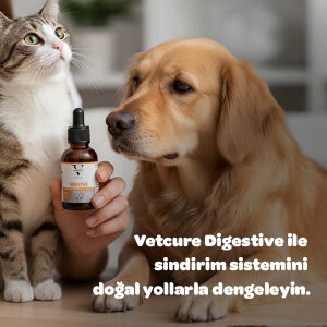 Vetcure Digestive Kedi ve Köpek Sindirim Sistemi Destekleyici Likit 50 ML - 4