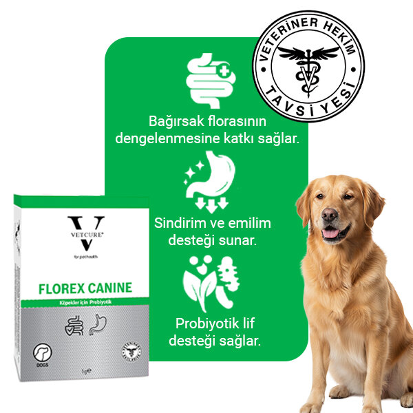 Vetcure Dog Florex Köpek Probiyotik Tablet 1 Gr 30'Lu Kutu - 3