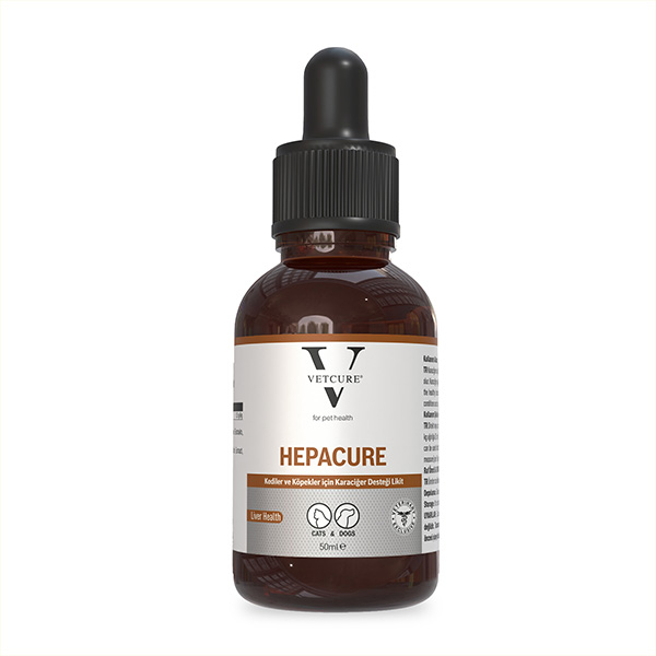 Vetcure Hepacure Kedi ve Köpek Karaciğer Sağlığı Destekleyici Likit 50 ML - 5