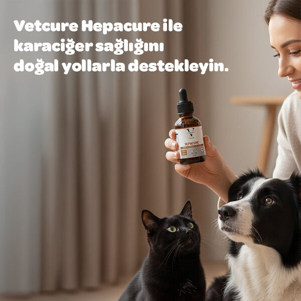 Vetcure Hepacure Kedi ve Köpek Karaciğer Sağlığı Destekleyici Likit 50 ML - 4