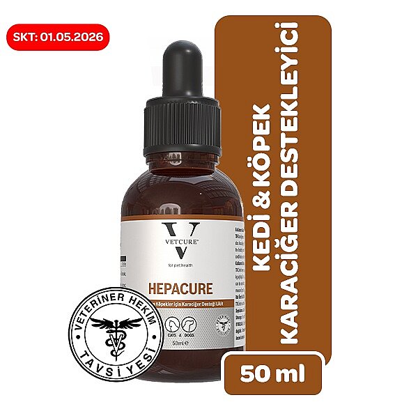 Vetcure Hepacure Kedi ve Köpek Karaciğer Sağlığı Destekleyici Likit 50 ML - 1