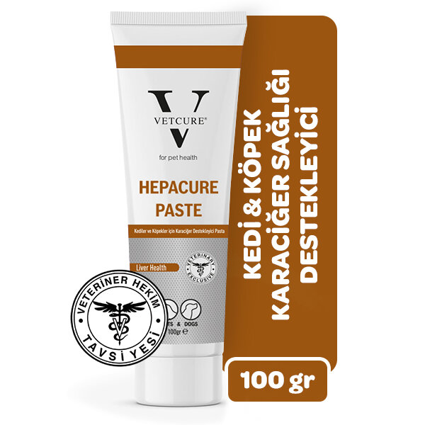 Vetcure Hepacure Kedi ve Köpek Karaciğer Sağlığı Destekleyici Paste 100 gr - 1