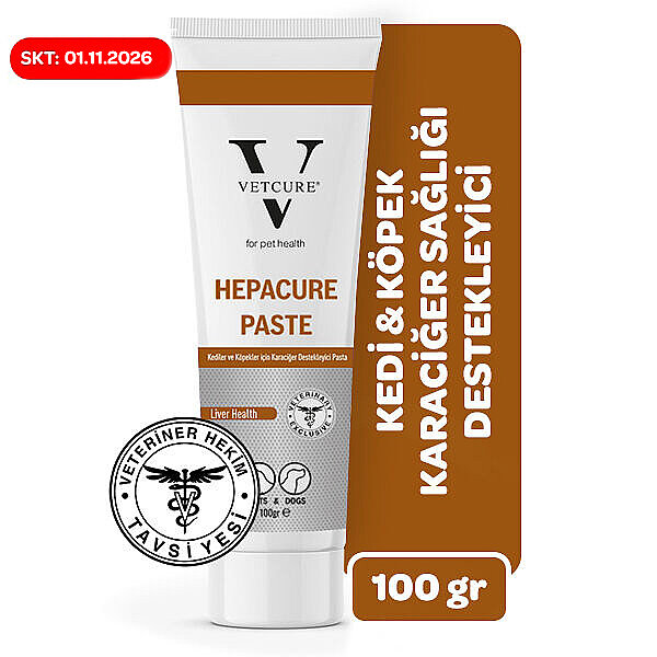 Vetcure Hepacure Kedi ve Köpek Karaciğer Sağlığı Destekleyici Paste 100 gr - 1