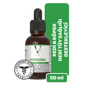 Vetcure Hypoderma Kedi ve Köpek Alerjik Deri ve Tüy Sağlığı Destekleyici Likit 50 ML