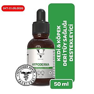 Vetcure Hypoderma Kedi ve Köpek Alerjik Deri ve Tüy Sağlığı Destekleyici Likit 50 ML