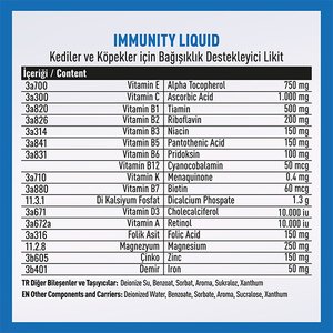 Vetcure İmmunity Kedi ve Köpek Genel Bağışıklık Destekleyici Likit 50 Ml - 2