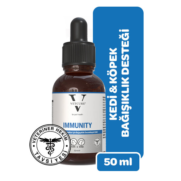 Vetcure İmmunity Kedi ve Köpek Genel Bağışıklık Destekleyici Likit 50 Ml - 1
