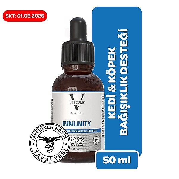 Vetcure İmmunity Kedi ve Köpek Genel Bağışıklık Destekleyici Likit 50 Ml - 1
