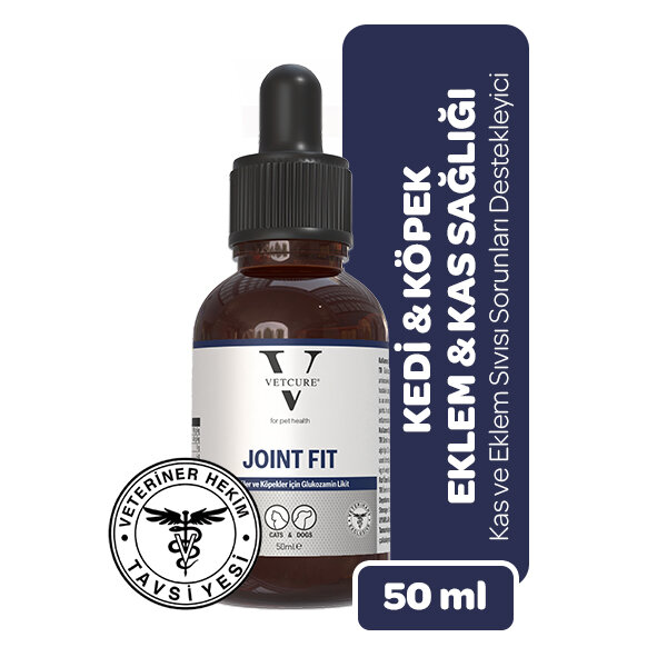 Vetcure Joint Fit Kedi ve Köpek Eklem Kas ve Eklem Sıvısı Sorunları Destekleyici Likit 50 ML - 1