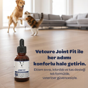 Vetcure Joint Fit Kedi ve Köpek Eklem Kas ve Eklem Sıvısı Sorunları Destekleyici Likit 50 ML - 3