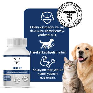 Vetcure Joint Fit Kedi ve Köpek Eklem Kas ve Eklem Sıvısı Sorunları Destekleyici 75 Tablet - 3