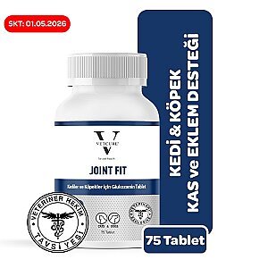 Vetcure Joint Fit Kedi ve Köpek Eklem Kas ve Eklem Sıvısı Sorunları Destekleyici 75 Tablet - 1