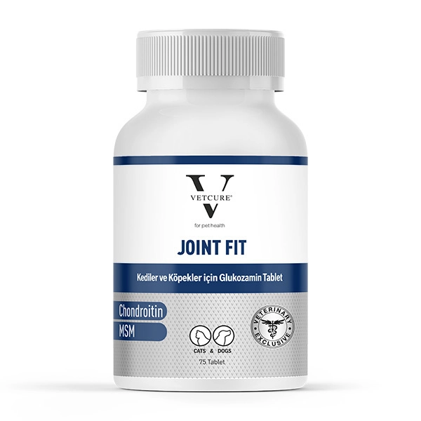 Vetcure Joint Fit Kedi ve Köpek Eklem Kas ve Eklem Sıvısı Sorunları Destekleyici 75 Tablet - 1