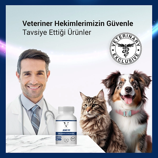 Vetcure Joint Fit Kedi ve Köpek Eklem Kas ve Eklem Sıvısı Sorunları Destekleyici 75 Tablet - 8