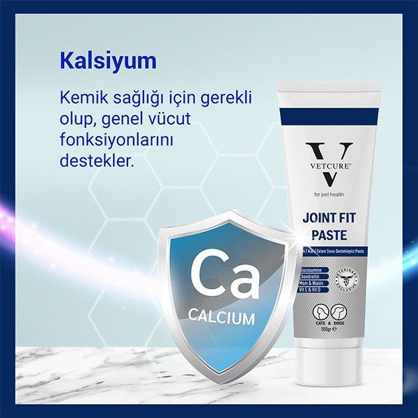 Vetcure Joint Fit Kedi ve Köpek Eklem ve Kas Destekleyici Paste 100 gr - 7