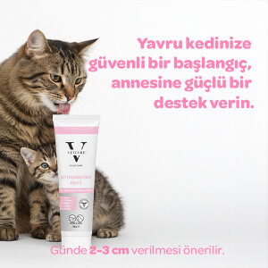 Vetcure Kitten Kedi Yavru ve Anne Enerji Desteği Paste 100 gr - 3
