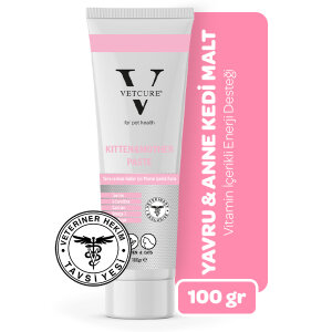 Vetcure Kitten Kedi Yavru ve Anne Enerji Desteği Paste 100 gr