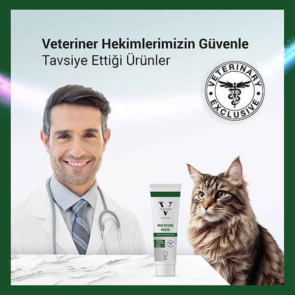 Vetcure Multicure Kedi Multivitamin ve Mineral Desteği Paste 100 gr - 5