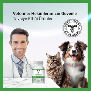 Vetcure Multiderma Kedi ve Köpek Deri Tüy ve Tırnak Sağlığı Destekleyici 75 Tablet - 3