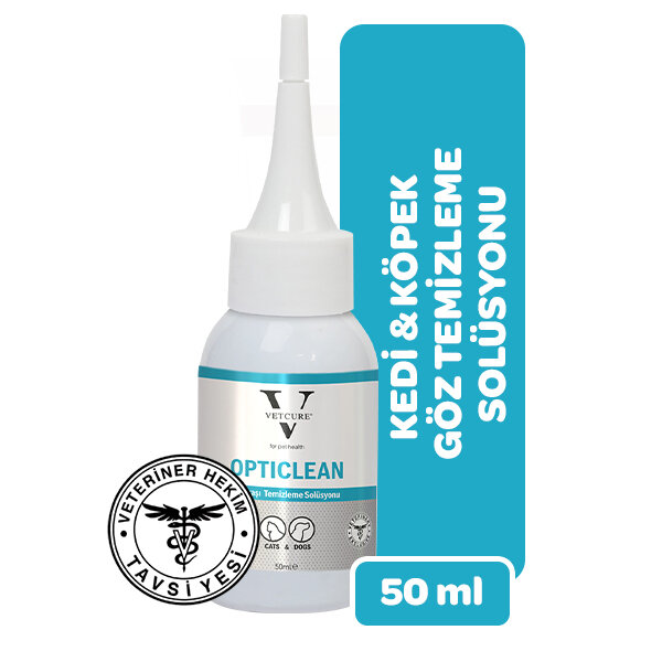 Vetcure Opticlean Kedi ve Köpek Göz Temizleme Solüsyonu 50 ML - 2