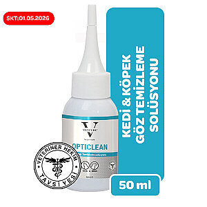 Vetcure Opticlean Kedi ve Köpek Göz Temizleme Solüsyonu 50 ML