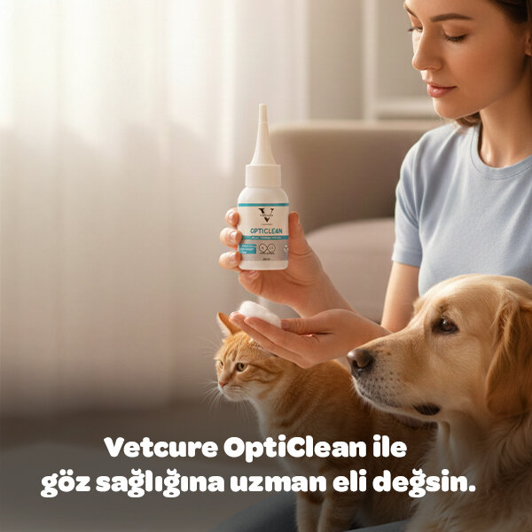 Vetcure Opticlean Kedi ve Köpek Göz Temizleme Solüsyonu 50 ML - 4