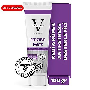 Vetcure Sedative Kedi ve Köpek Anksiyete ve Stres Davranış Sorunları Destekleyici Paste 100 gr