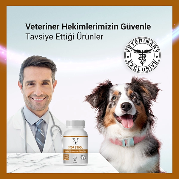 Vetcure Stop Stool Köpekler İçin Dışkı Yeme Önleyici 100 Tablet - 3
