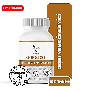 Vetcure Stop Stool Köpekler İçin Dışkı Yeme Önleyici 100 Tablet