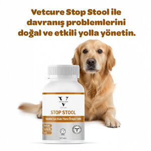 Vetcure Stop Stool Köpekler İçin Dışkı Yeme Önleyici 100 Tablet - 4