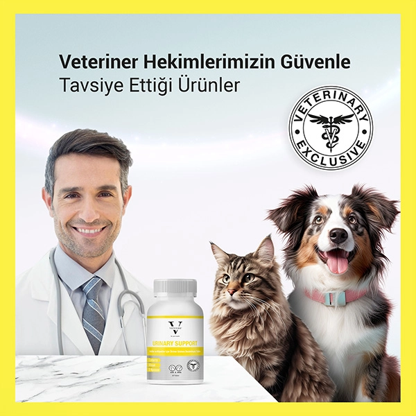 Vetcure Urinary Kedi ve Köpek Akut ve Kronik İdrar Yolu Sağlığı Destekleyici 60 Tablet - 3
