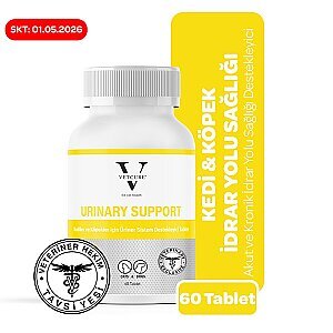 Vetcure Urinary Kedi ve Köpek Akut ve Kronik İdrar Yolu Sağlığı Destekleyici 60 Tablet