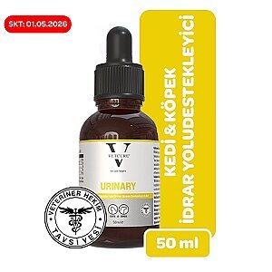 Vetcure Urinary  Kedi ve Köpek Akut ve Kronik İdrar Yolu Sağlığı Destekleyici Likit 50 ML